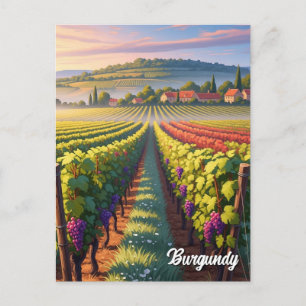 Bourgondië Frankrijk Reizen Briefkaart
