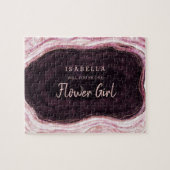 Bourgondië Geode wordt ons Bloemenmeisje voorstel Legpuzzel (Horizontaal)