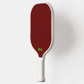 Bourgondië gepersonaliseerd monogram pickleball paddle (Links)