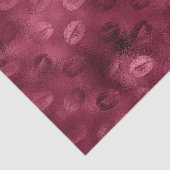 Bourgondië Glam Folie Glitter Lippen Tissuepapier (Detail)