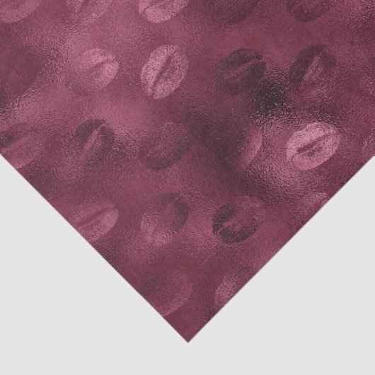 Bourgondië Glam Folie Glitter Lippen Tissuepapier (Detail)