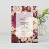 Bourgondië, Goud, en Ivoor Bloemenhuwelijk Kaart (Staand voorkant)