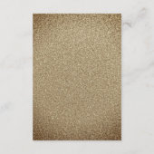 Bourgondië Goud Navy Confetti Bloemstuk Bruiloft H Informatiekaartje (Achterkant)