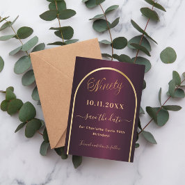 Bourgondië gouden boog 90ste verjaardag save the date