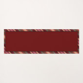 Bourgondië Groen en Zwart Yogamat (Achterkant (horizontaal))