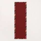 Bourgondië Groen en Zwart Yogamat (Achterkant)