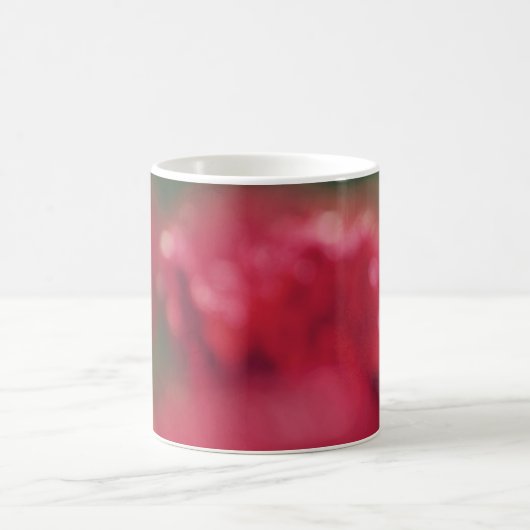 Bourgondië, groen, fuchsia, rode abstracte kunst m koffiemok (Center)
