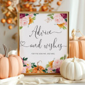 Bourgondië herfst advies en wensen voor Jonggehuwd Poster