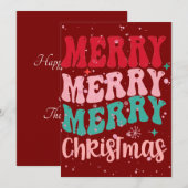 Bourgondië Kerstkaart Kaart (Voorkant / Achterkant)