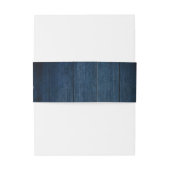 Bourgondië Marine Bloem Slinger Licht metson glas  Uitnodigingen Wikkel (Achterkant Voorbeeld)