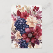 Bourgondië, Marine & Blush Wijnproeverij Gastgegev Informatiekaartje (Achterkant)