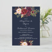 Bourgondië Marsala Bloemendinerproefavond - Marine Kaart (Staand voorkant)