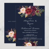 Bourgondië Marsala Bloemendinerproefavond - Marine Kaart (Voorkant / Achterkant)