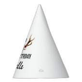 Bourgondië Marsala Bloemengewei 5e Verjaardagsfees Feesthoedjes (Rechts)