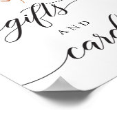 Bourgondië Marsala Cadeaus en Kaarten Bord Poster (Hoek)