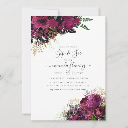 Bourgondië - Marsala en Gold Sip and See Kaart (Voorkant)