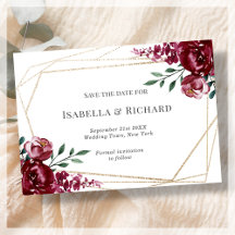 Bourgondië | Marsala Red Floral Wedding