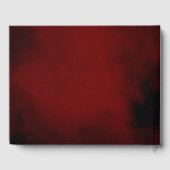 Bourgondië Marsala Rode Rozen Bloemen bruiloft Gastenboek (Achterkant)