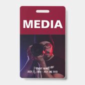 Bourgondië | Media All Access Pass Event ID Badge (Voorzijde)