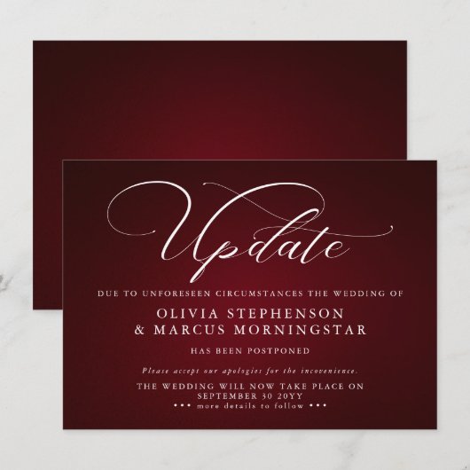 Bourgondië  - Moderne uitverkoop aankondiging uitg (Voorkant / Achterkant)