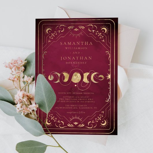 Bourgondië & Nepgoud Trouwtarot Hemelbruiloft Kaart