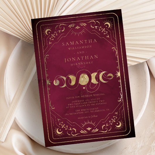 Bourgondië & Nepgoud Trouwtarot Hemelbruiloft Kaart