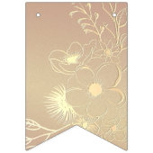 Bourgondië net getrouwd bruiloft bunting vlaggen vlaggetjes (Eerste vlag)