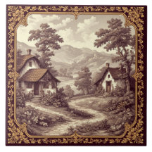 Bourgondië Pastorales Frans Toile Wijngaard Platte