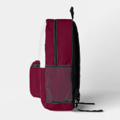 Bourgondië | Persoonlijke zakelijke Logo en tekst Bedrukte Rugzak (Rechts)