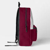 Bourgondië | Persoonlijke zakelijke Logo en tekst Bedrukte Rugzak (Links)