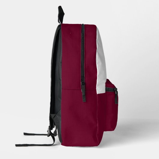 Bourgondië | Persoonlijke zakelijke Logo en tekst Bedrukte Rugzak (Links)