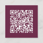 Bourgondië | QR-code | Huwelijksreis RSVP Informatiekaartje (Achterkant)