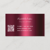 Bourgondië qr code logo visitekaartje (Achterkant)