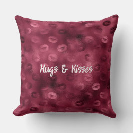 Bourgondië rood kussen lippen