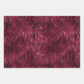 Bourgondië rood kussen lippen inpakpapier vel (Voorkant 3)