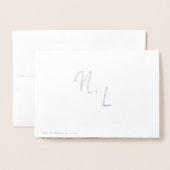 Bourgondië & Roos gouden geode dank u bruiloft fot Folie Kaarten (Met envelop)