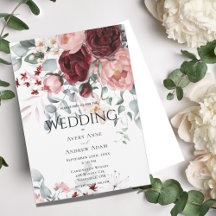 Bourgondië roze bloemenbruiloft