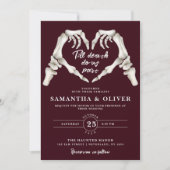 Bourgondië tot de dood doen ons deel gotische rode kaart (Voorkant)