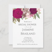 Bourgondië Tuin Bloemen Vrijgezellenfeest Kaart (Voorkant)