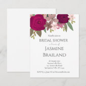 Bourgondië Tuin Bloemen Vrijgezellenfeest Kaart (Voorkant / Achterkant)