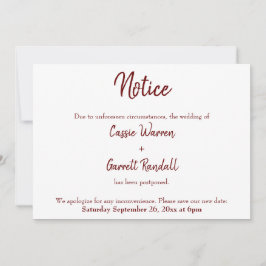 Bourgondië uitgesteld huwelijksaankondiging kaart