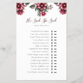 Bourgondië Vrijgezellenfeest Hij zei dat ze spel z Flyer