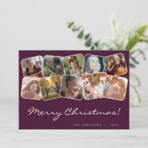 Bourgondië Vrolijk Kerstfeest 10 Fotocollage