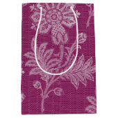 Bourgondië Wijn Bloemrijke Kant Bruidsborrel Medium Cadeauzakje (Voorkant)