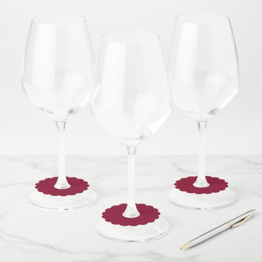 Bourgondië Wijnglaslabel (Set)