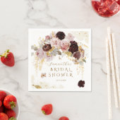 Bourgondië Wildflower Garden Floral Vrijgezellenfe Servet (Insitu)