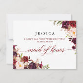 Bourgondië, word jij mijn Kaart van Eer (Voorkant)