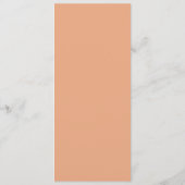 Bourgondiend Navyblauw Huwelijk Menu (Achterkant)