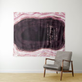 Bourgondiër & Rose Goud Douche Foto Prop Backdrop Wandkleed (In Situ (horizontaal))