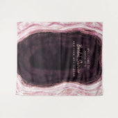 Bourgondiër & Rose Goud Stoombad Foto Prop Backdro Wandkleed (Voorkant (horizontaal))